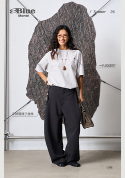 Брюки Nothomme Blue Spring Outdoor Straight-Leg Curved-Knife Pants MICROFT Eco-Friendly Soft Breathable Water-Repellent Dress Trousers