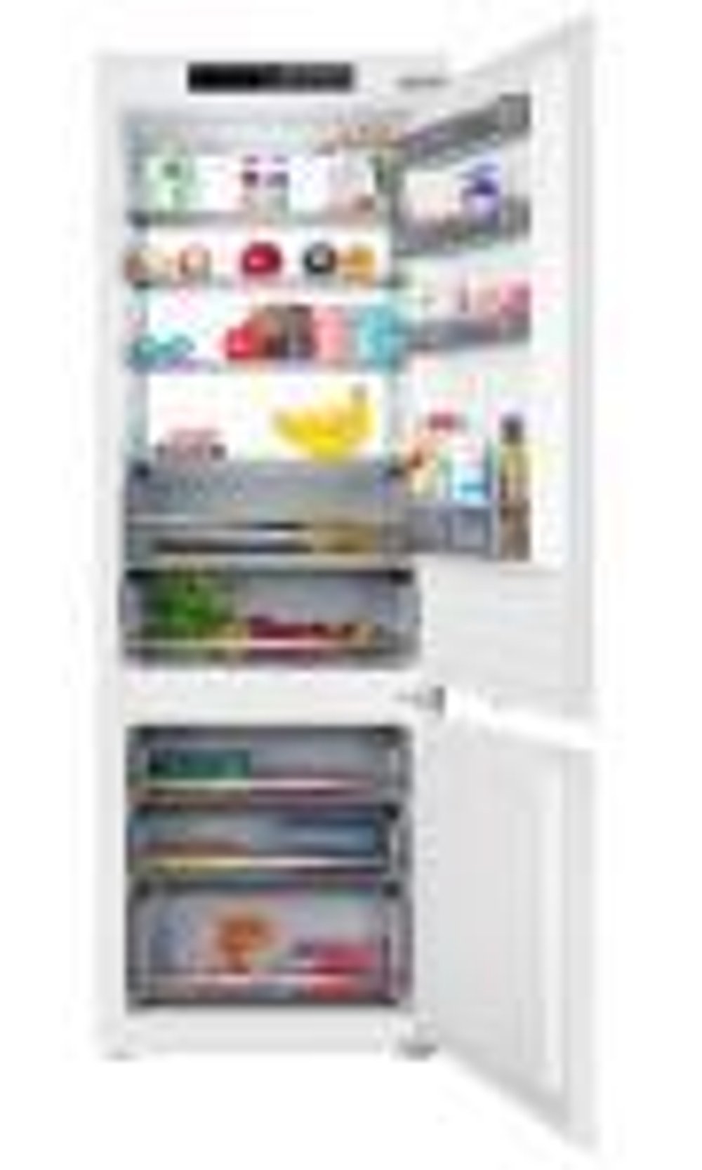 Встраиваемый двухкамерный холодильник Maunfeld MBF19369NFWGR LUX