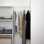 Платяной шкаф - IKEA PLATSA/FONNES  / ПЛАТСА/ФОННЕС ИКЕА, 107x42x181 см, белый