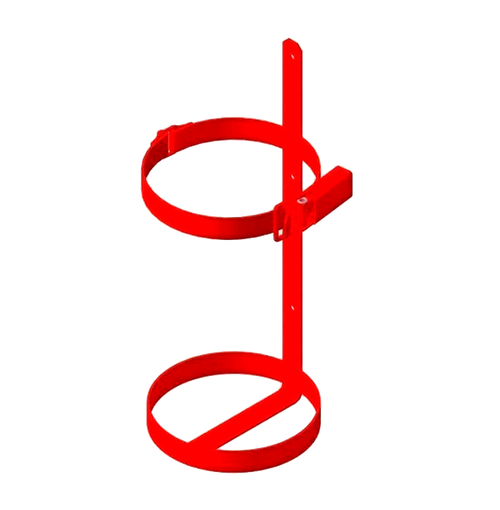 Кронштейн для огнетушителя d140 (с металлической защелкой)