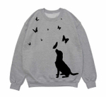 Свитшот детский "Ретривер и бабочки"