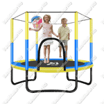 Батут с сеткой и с баскетбольным кольцом, диаметр 5 фт