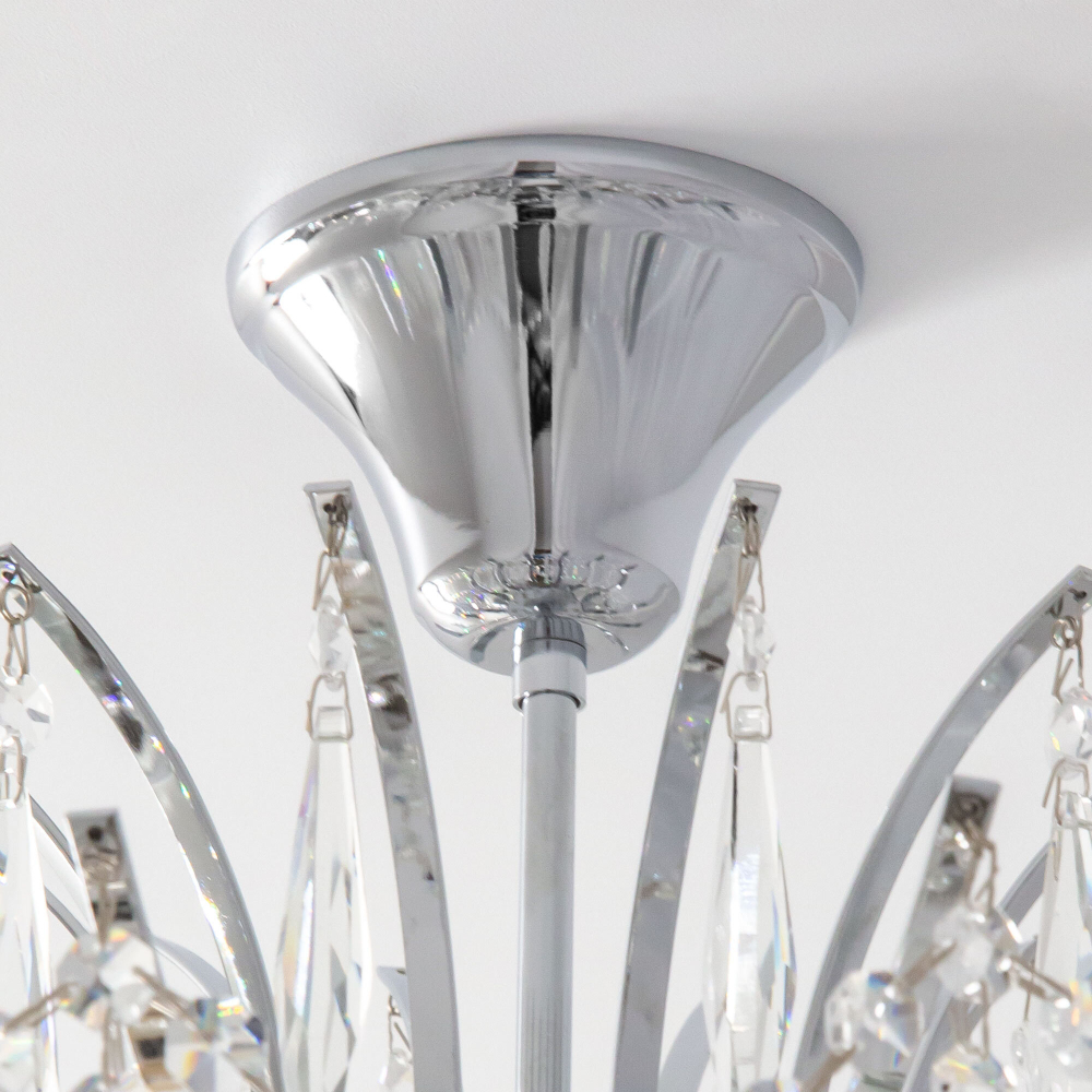 Citilux Селена CL302160 Люстра хрустальная Хром