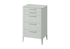 Комод Type oak высокии? 5 ящиков (светло-серый)