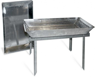 Коптилка-противень нерж. (Роза ветров)