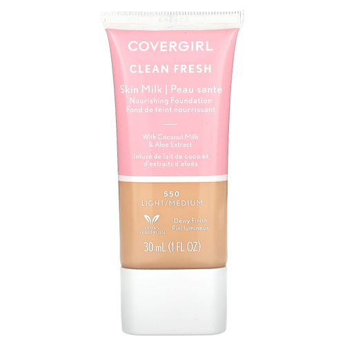 Covergirl, Clean Fresh, питательный тональный крем для кожи, тон 550 светлый/средний, 30 мл (1 жидк. унция)