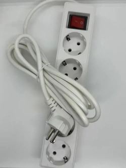 Удлинитель/Пилот Домашний 5х3м Белый