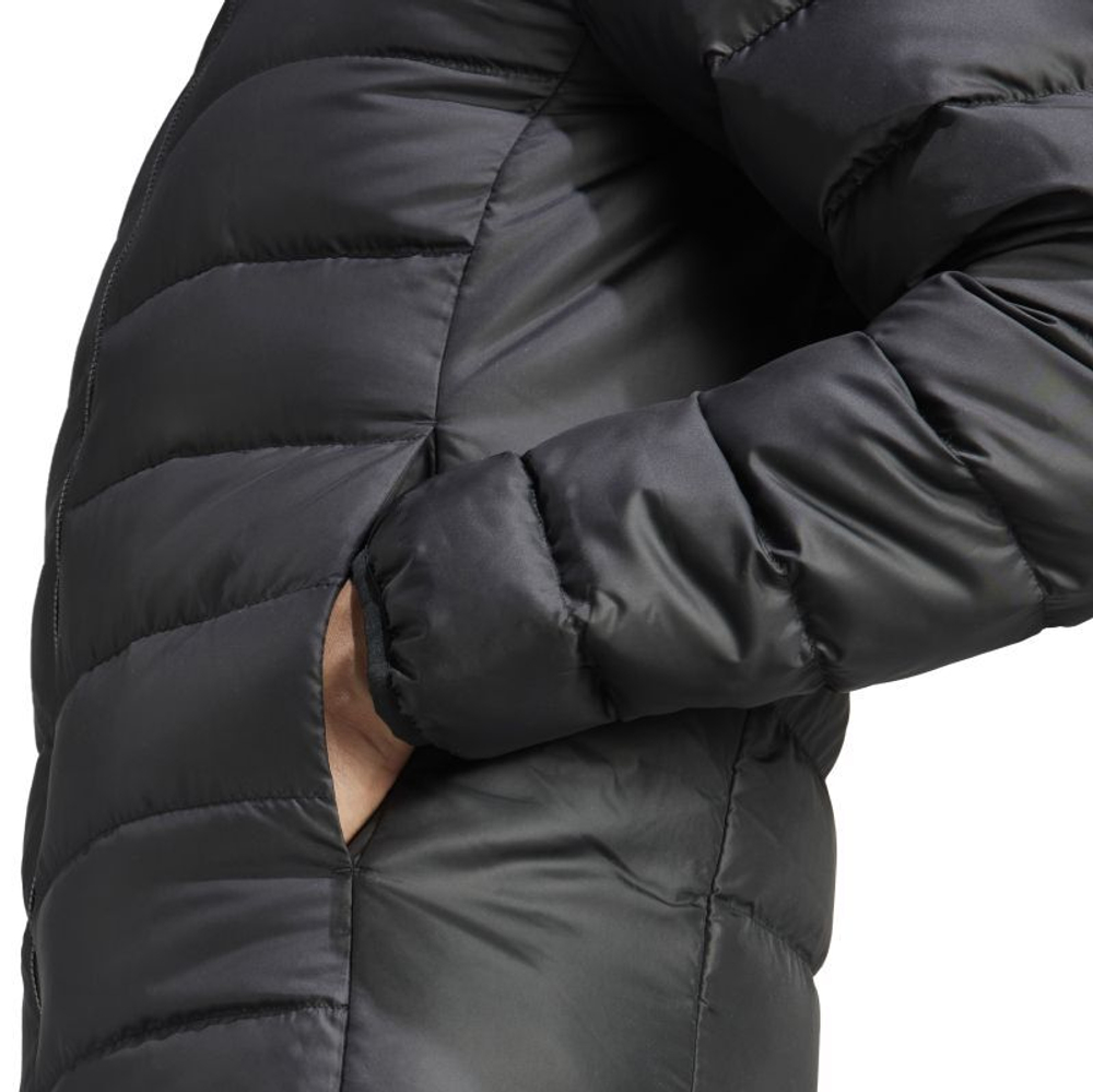 Куртка теннисная Adidas Essentials Light Down Hooded