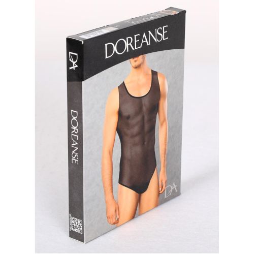 Мужское боди черное Doreanse 3013