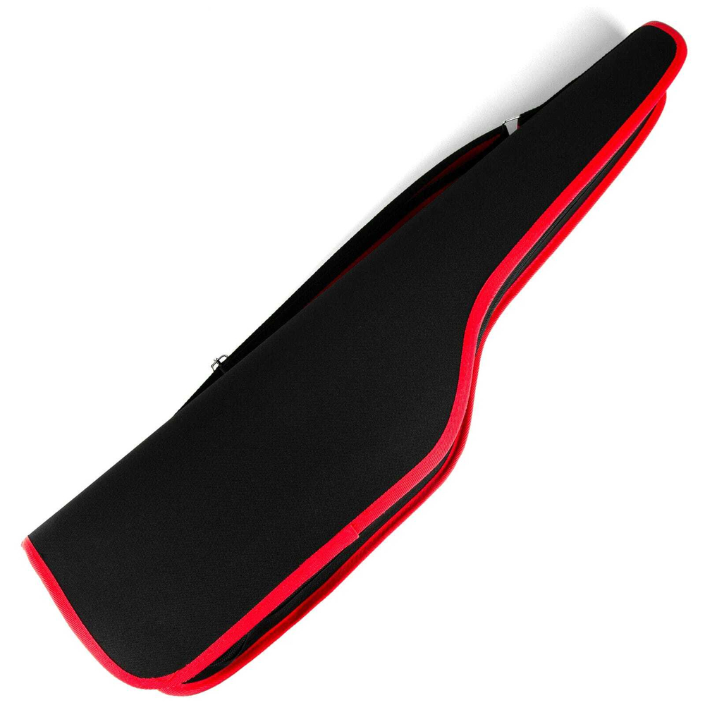 Чехол для зимней удочки Grows Culture, 75cм, с карманом, Черный/Красный