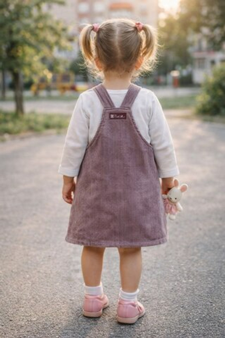 Вельветовый Сарафан Лиловый