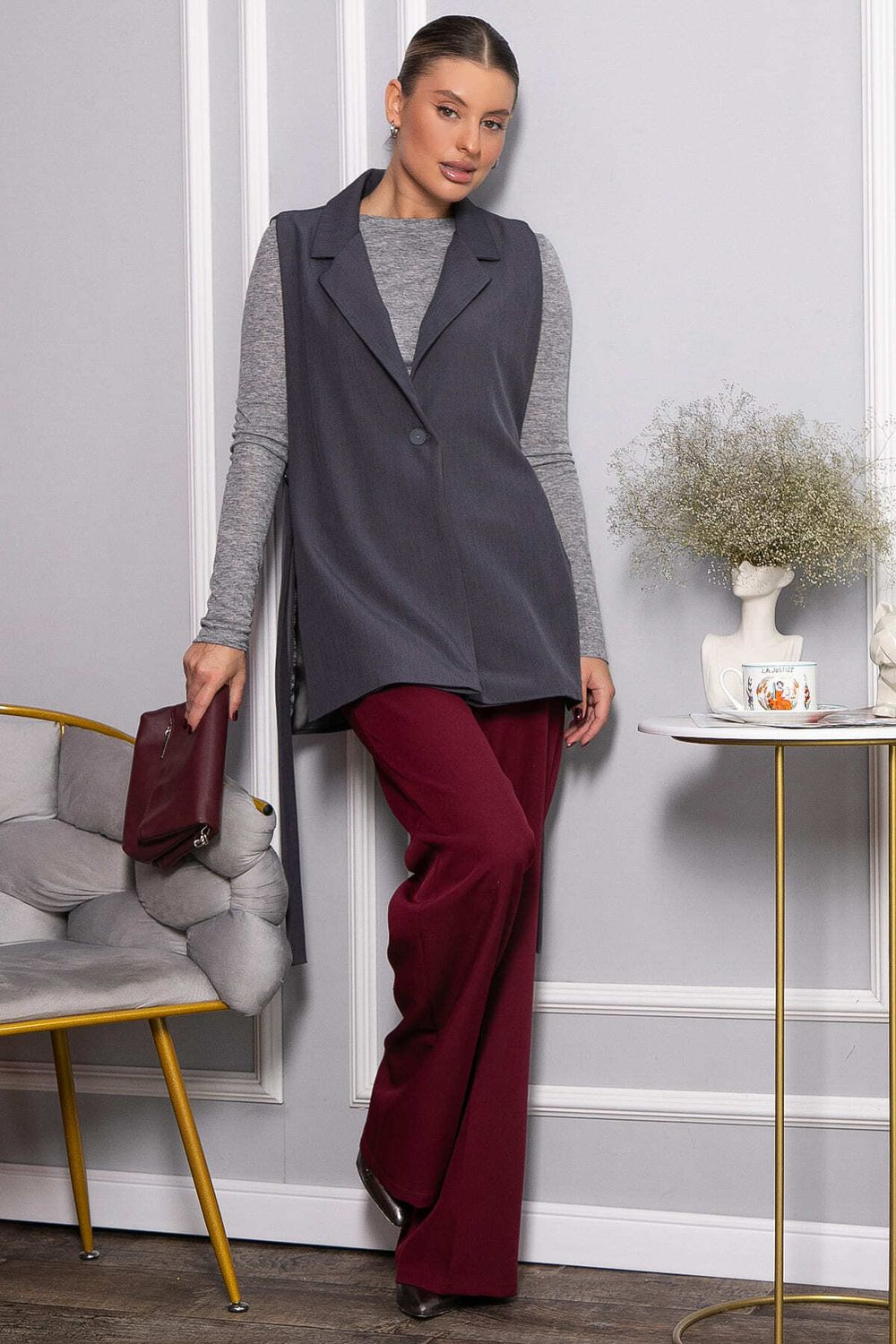 Жилет Статус (серый) Б14418-24М LT Collection