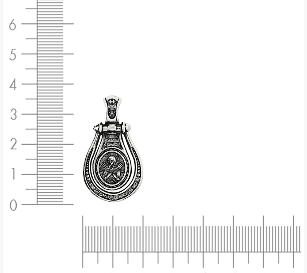 Нательная иконка Семистрельная - Ангел Хранитель 9129