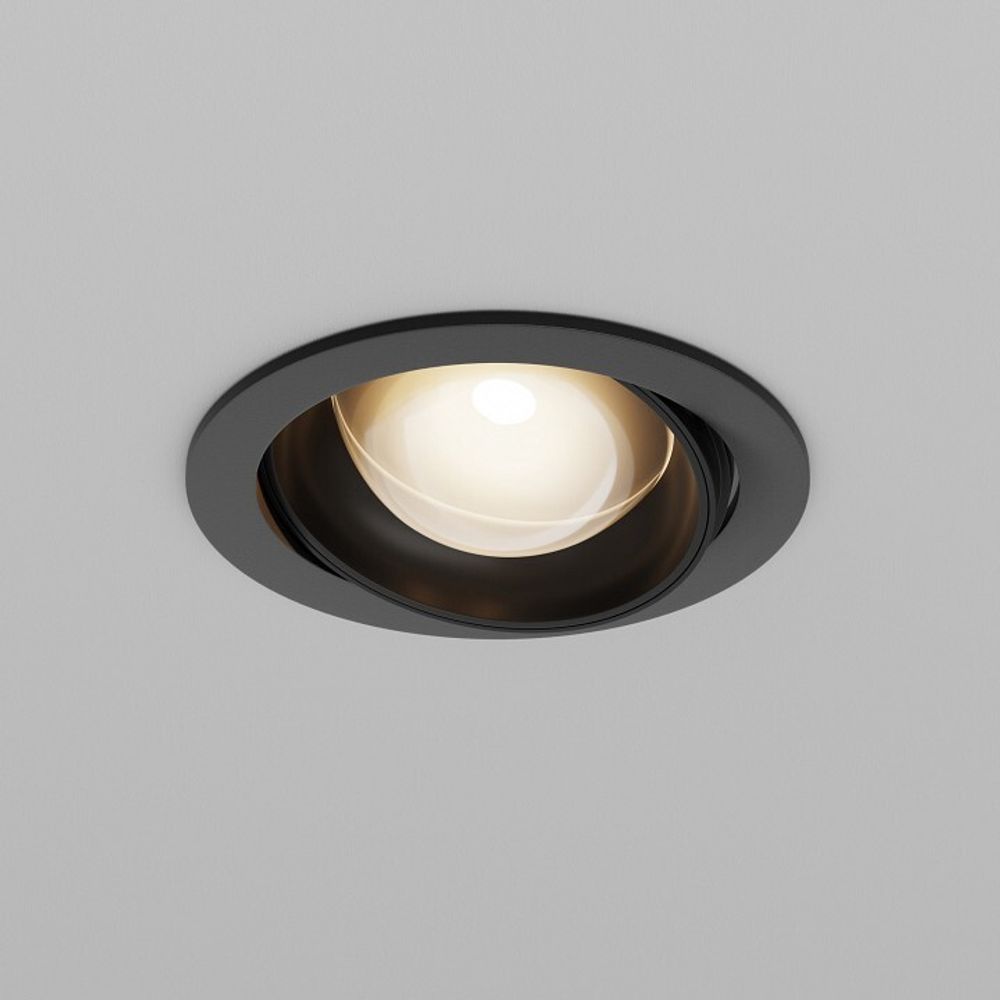 Встраиваемый светильник Maytoni Lens DL105-12W3K-B