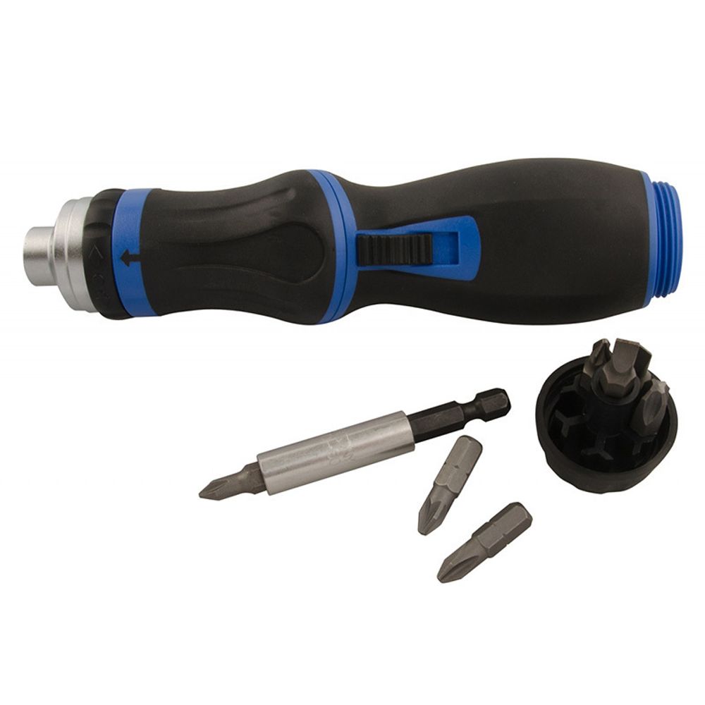 KING TONY (32809MR) Реверсивная отвертка с битами 9 в 1