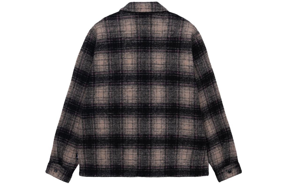 Куртки Stussy FW23 WOOL PLAID ZIP SHIRT, 1110297