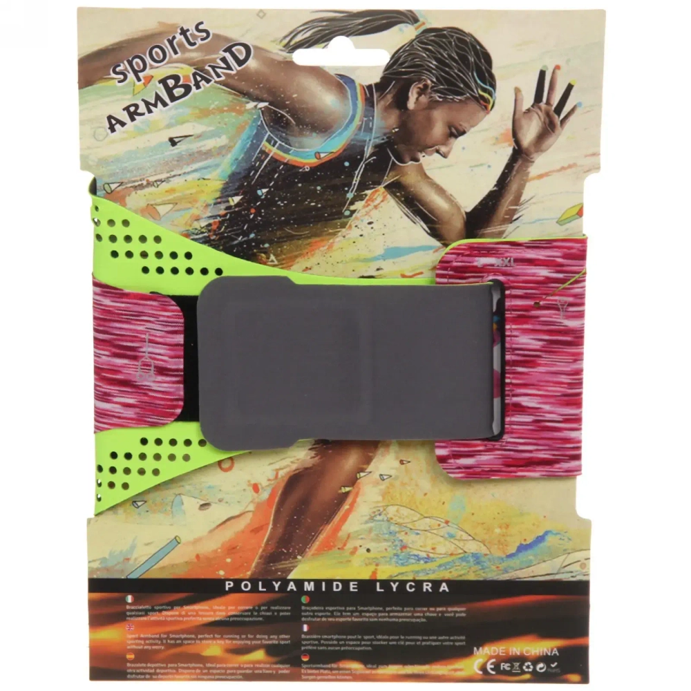 Чехол спортивный для телефона на руку «Victory» (для телефона 6»), микс