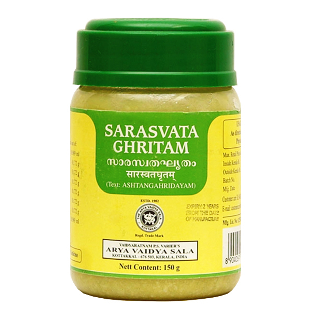 Сарасвата Гхритам Арья Вадья Сала (Saraswatha Gritham Arya Vaidya Sala), 150 гр