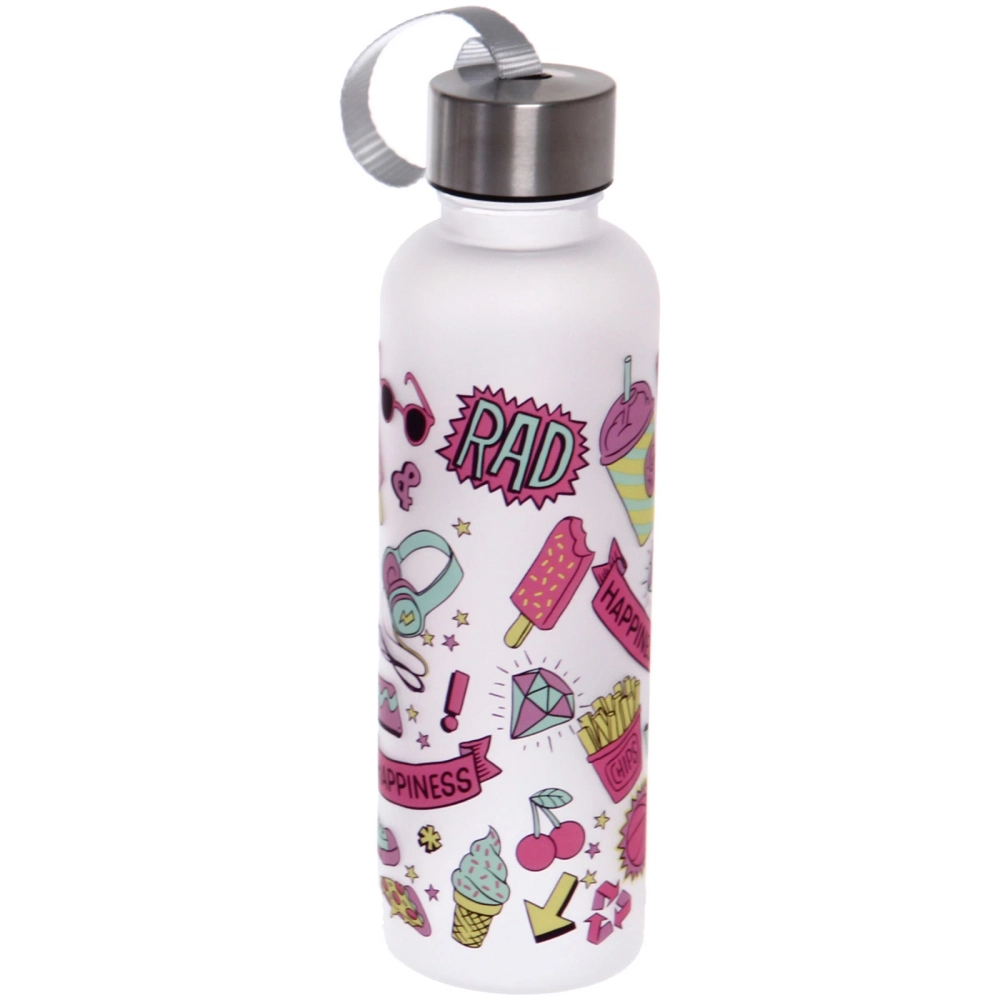 Бутылка питьевая пластиковая 600мл «Летний микс», микс цветов