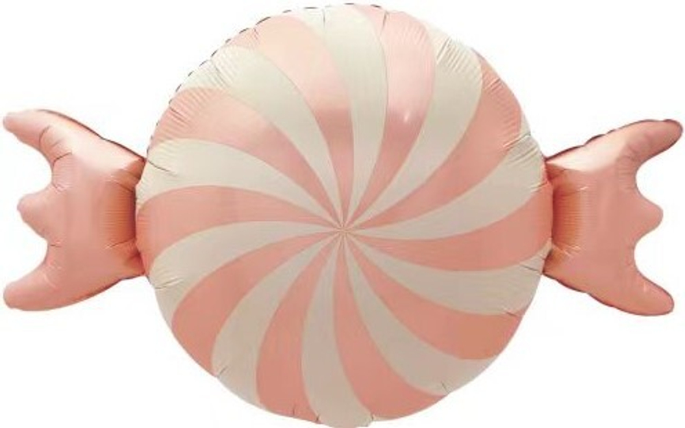 Шар (27''/69 см) Фигура, Конфета, Розовый, Сатин, 1 шт.