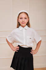 Блуза к/р швейн. д/д DELORAS 64013CS