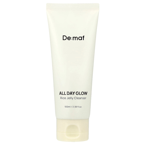 De:maf, All Day Glow, очищающее средство с рисовым желе, 100 мл (3,38 жидк. унции)