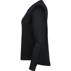 Женская теннисная футболка (dł. Рукава) Nike Dri-FIT One Women's Standard Fit Top - черный