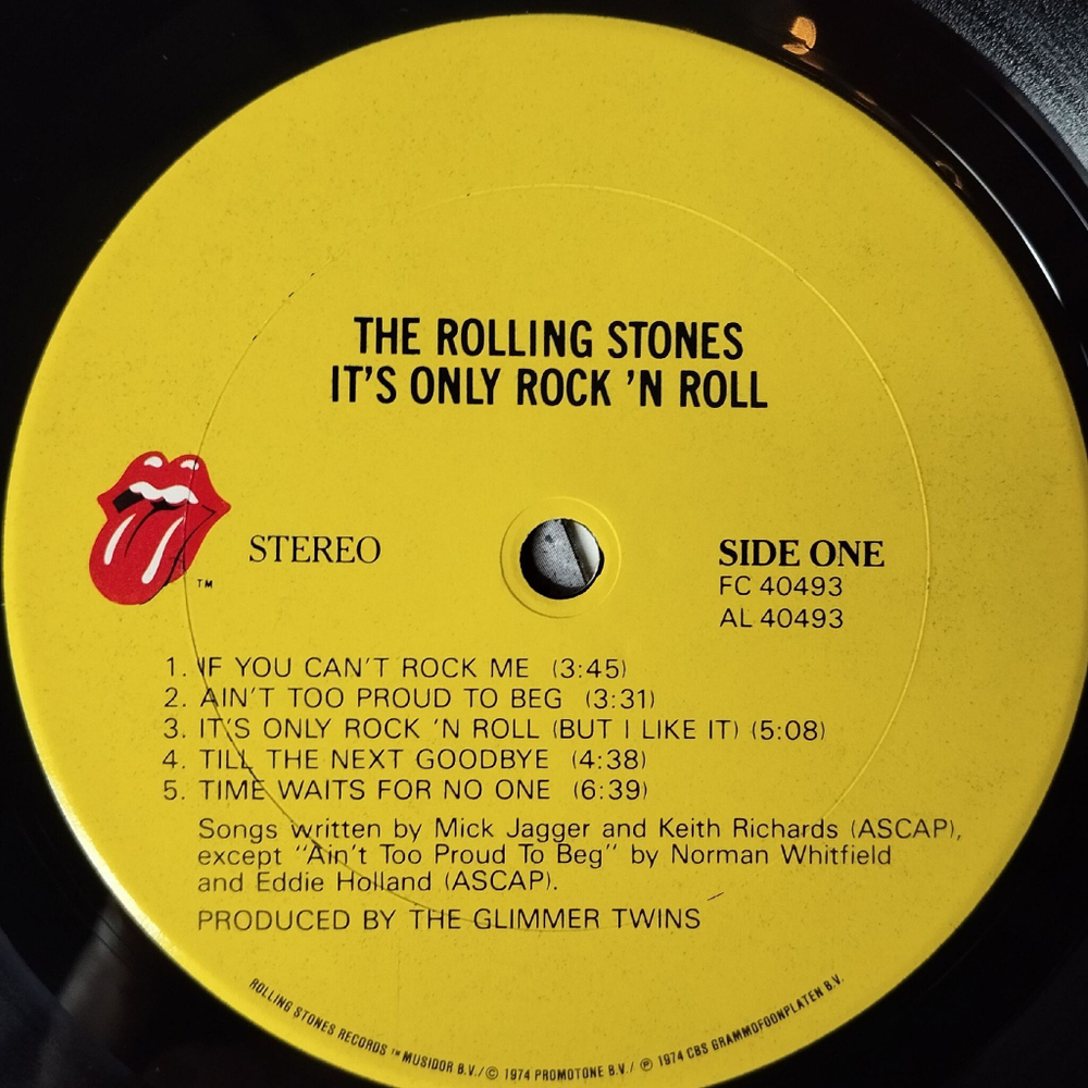 Винтажная виниловая пластинка LP The Rolling Stones It's Only Rock N Roll (USA 1986) Short And Curlies