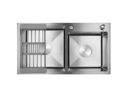 Мойка AVIVA 78*45, Сатин (арт. S7845R-1,5), 1,5 чаши