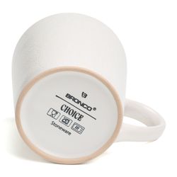 НАБОР КРУЖЕК BRONCO "CHOICE WHITE" 400 МЛ =4 ШТ