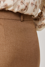 4845 Юбка женская (кофейно-бежевый)