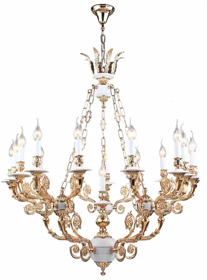 7024/16 FG+WT (1) Люстра Veneto Luce