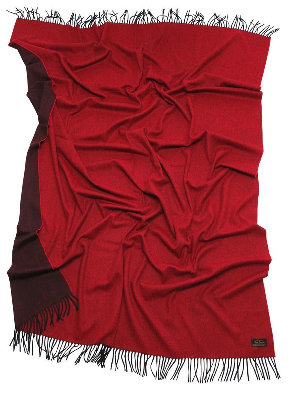 Плед 130х180 Glen Saxon Vave Black Scarlet