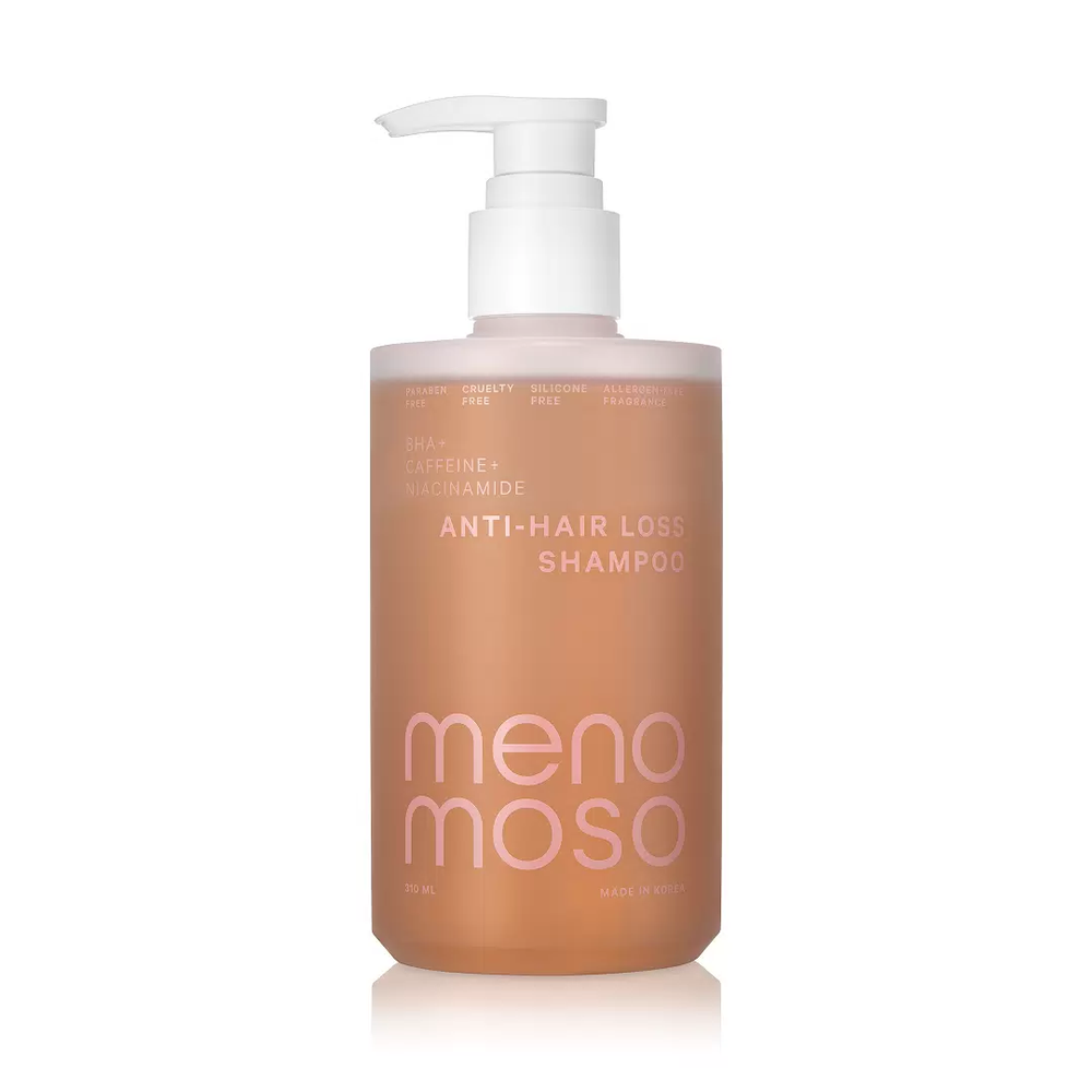 MENOMOSO Шампунь для ослабленных волом BHA & Caffeine & Niacinamide, 310мл.