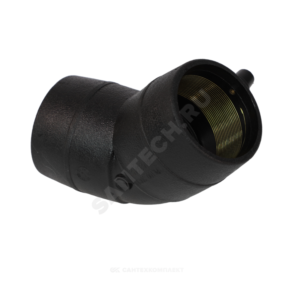 Отвод электросварной ПЭ100 Дн 63х45гр Ру16 SDR11 SMART JOINT EFL463A