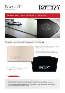 Бювар с логотипом