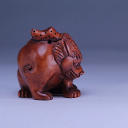 Нэцкэ Дракон круглый