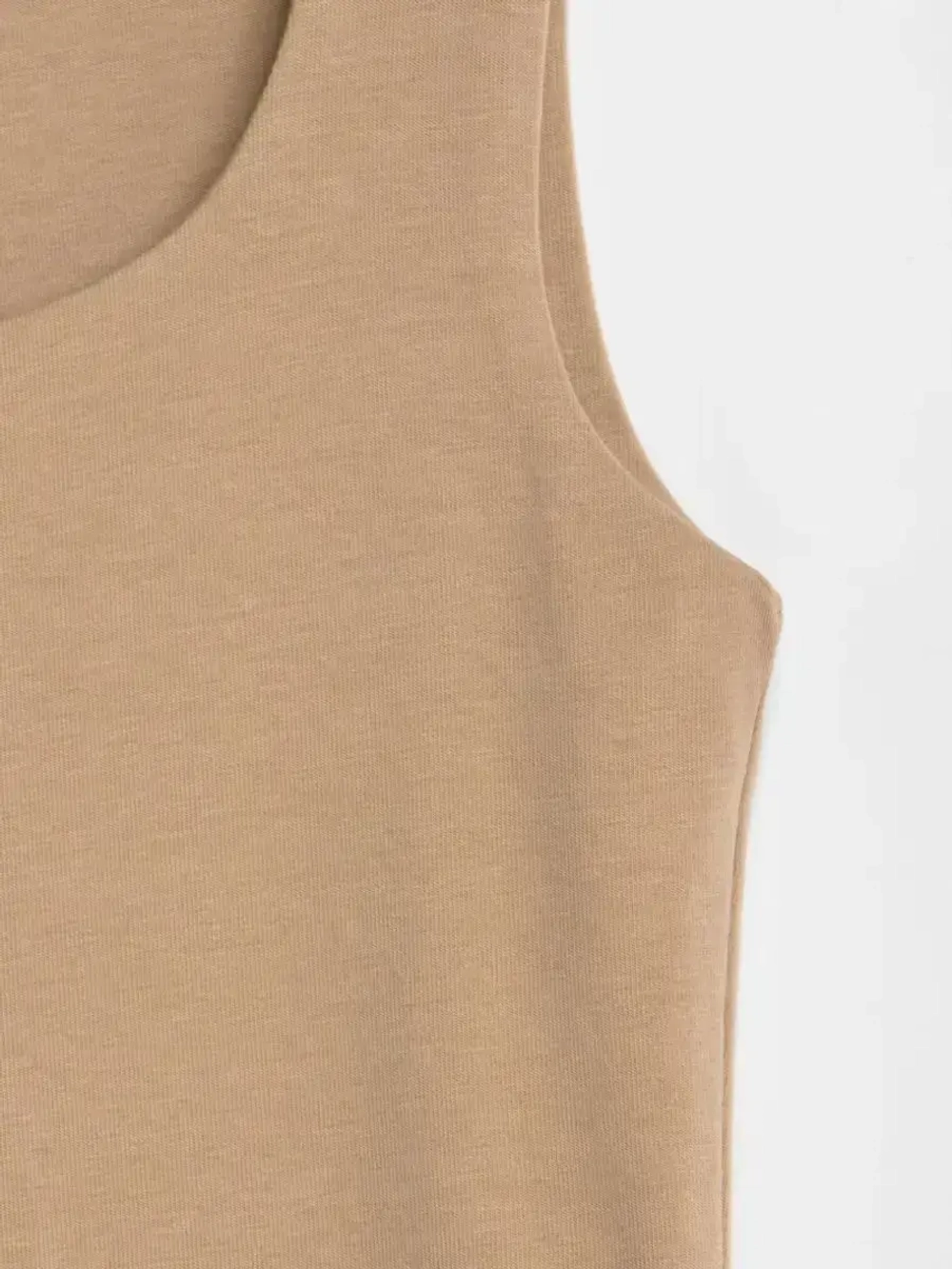 Майка летняя базовая хлопок под пиджак