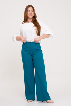 Брюки женские 02, т.мор.волна #513ТМВ0202