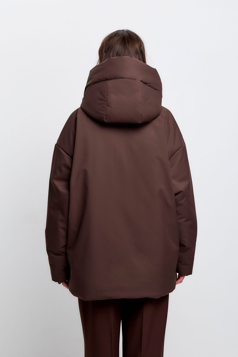 Куртка зимняя на утеплителе Isosoft в цвете шоколад
