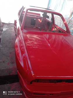 BMW E30 PANDEM (ROCKET BUNNY) Передняя правая накладка (Реплика "Стекловолокно")