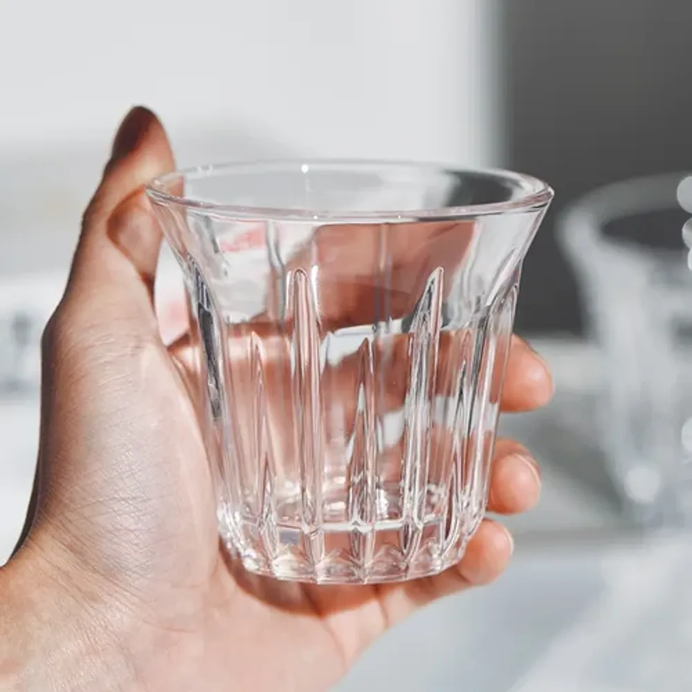 Чашка 220 мл кофейная без ручки ZINC Barista d 9,1 см h8,6 см стекло P.L. Barbossa [1]