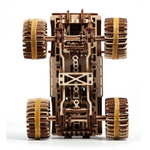 Джип БигФут 4x4 от DROVO - Деревянный конструктор, сборная механическая модель, 3d пазл