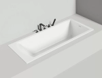Ванна Salini Cascata KIT S-Sense 104513M 180x80 белая матовая