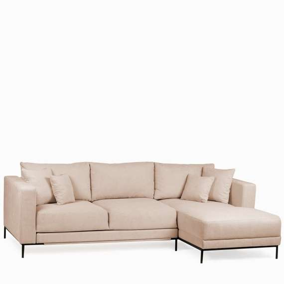 Диван раскладной Colston правосторонний 288 см, бежевый