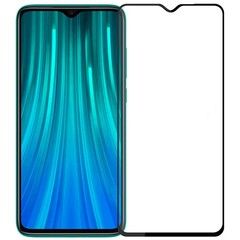 Защитное стекло 6D на весь экран 9H для Xiaomi Redmi 9A (Черная рамка)