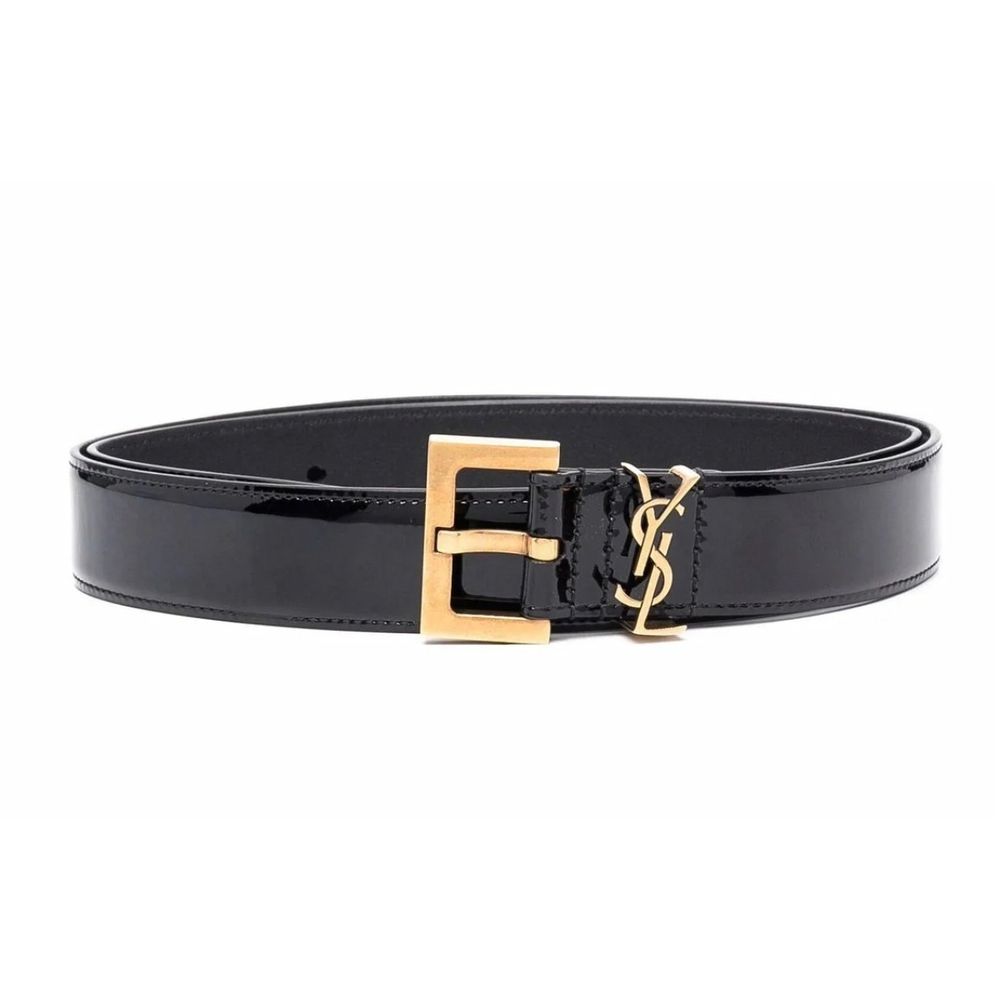Пояс SAINT LAURENT Logo 3cm, 6344370UF0W