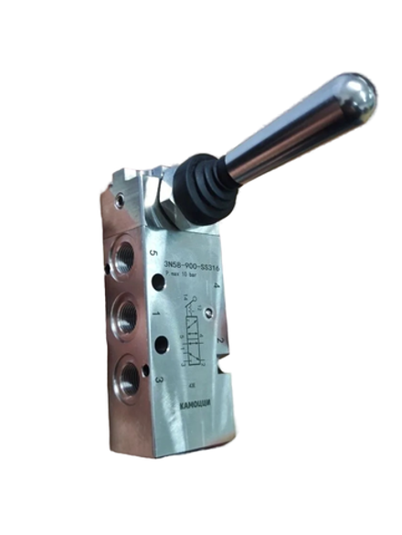 3N68-905-SS316 Пневмораспределитель ручной закрытый центр Камоцци Пневматика