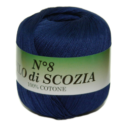 Пряжа Filo Di Scozia №8 50г, 340м, 100%мерсеризованный хлопок (цена за 1 шт)