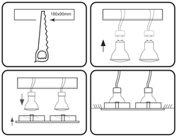 Ambrella Точечный поворотный светильник MR16 Standard Tech TN185